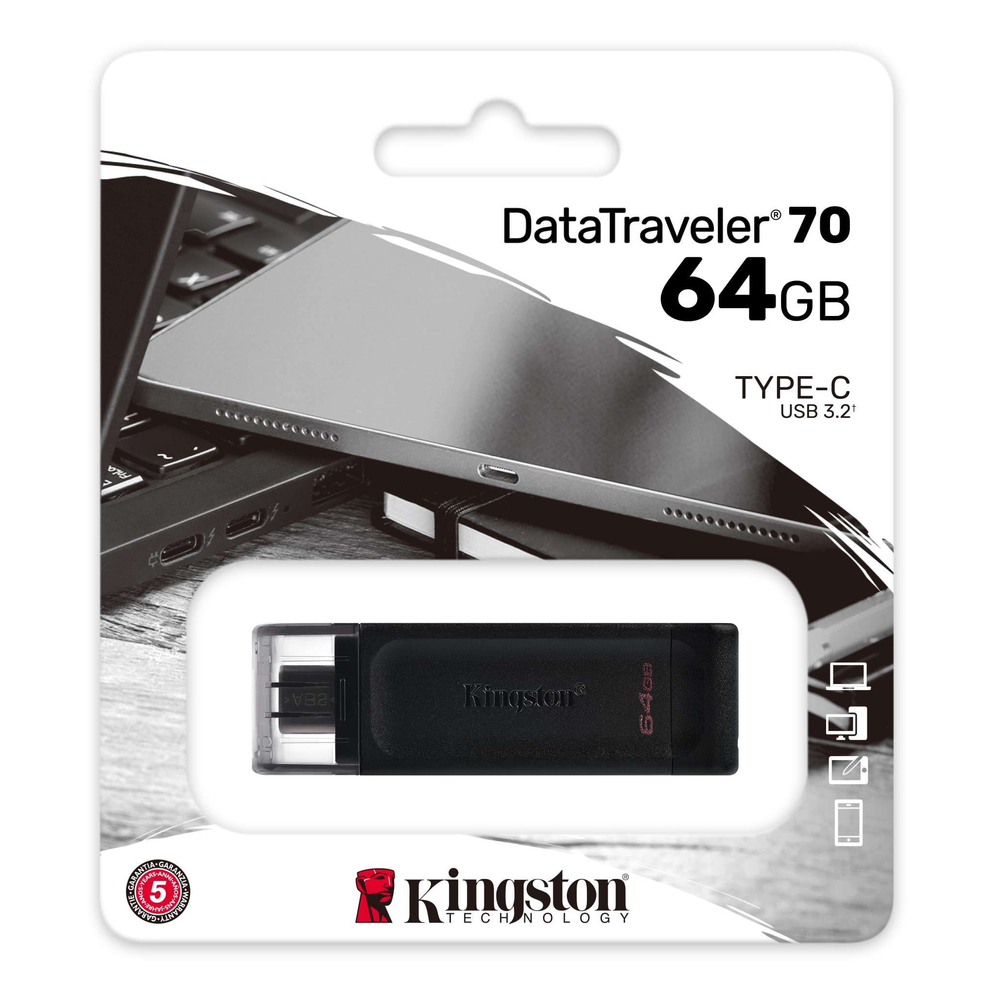 USB Flash Drive Kingston DataTraveler 70 64GB photo 3