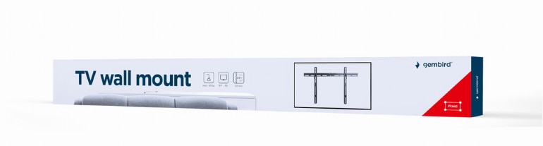 Настенное крепление для телевизора (фиксированное), 37”-70” Gembird ”WM-70F-02”, Back photo 7