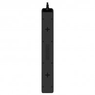 Surge Protector SVEN Optima / 6 Sockets with children protection / 1,8m / Wall mountable / Black thumbnav 3