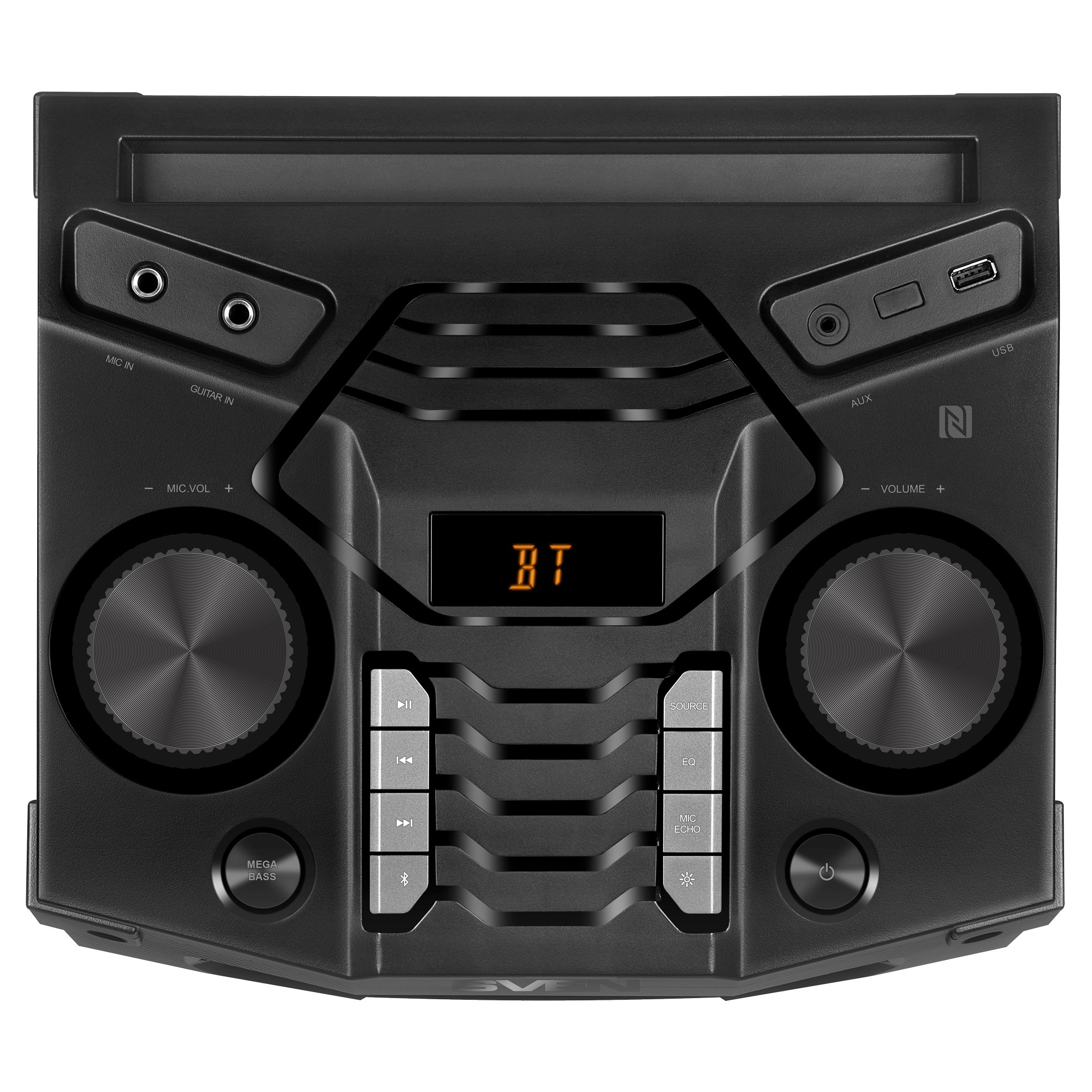 Портативная Колонка SVEN PS-1500 Black / 500W / Bluetooth / NFC / FM tuner / USB photo 4
