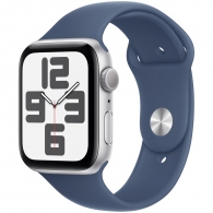 Smart watch Apple Watch SE 2024 GPS 44mm Silver Aluminium Case with Denim Sport Band - M/L (MXER3QI/A) thumbnav 1