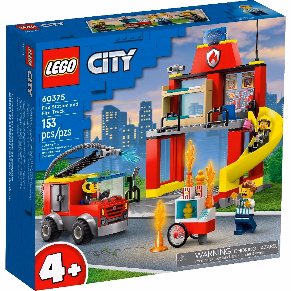 Lego City 60375 Fire Station and Fire Truck