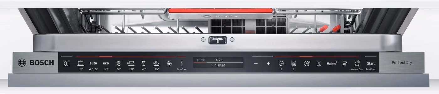 Посудомоечная машина встраиваемая Bosch SMV88PX00E, 13 комплектов, 8программы, 59.8 см, A+++, Серебристый