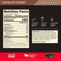 Proteine din zer Optimum Nutrition Gold Standard 100% WHEY Chocolate Coconut 5lb thumbnav 2