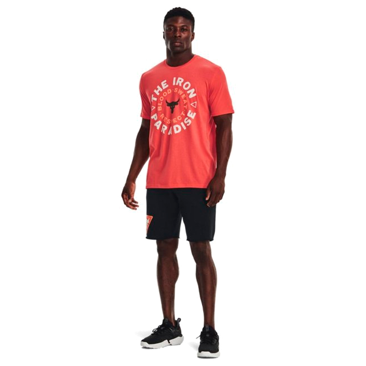 Tricou bărbătesc Under Armour UA PJT ROCK BSR PARADISE SS L Oranj photo 4