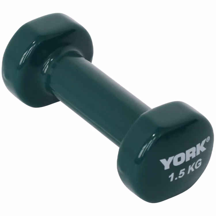 Gantera 1.5 kg YORK Vinyl Dipped Dumbbells (Fitbell) 