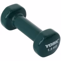Gantera 1.5 kg YORK Vinyl Dipped Dumbbells (Fitbell)
