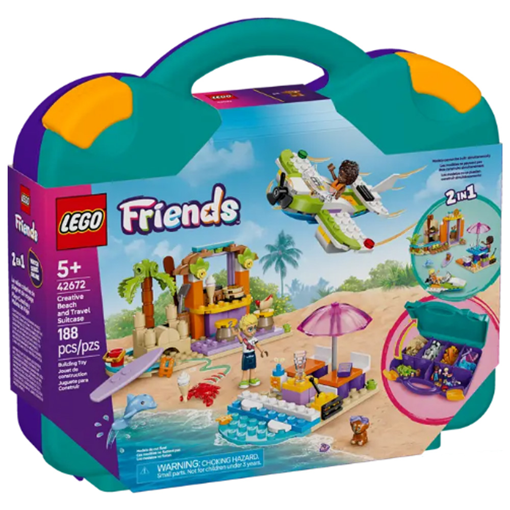 Constructor Lego Friends Creative Beach and Travel Suitcase 42672 de la 5+ ani photo 1