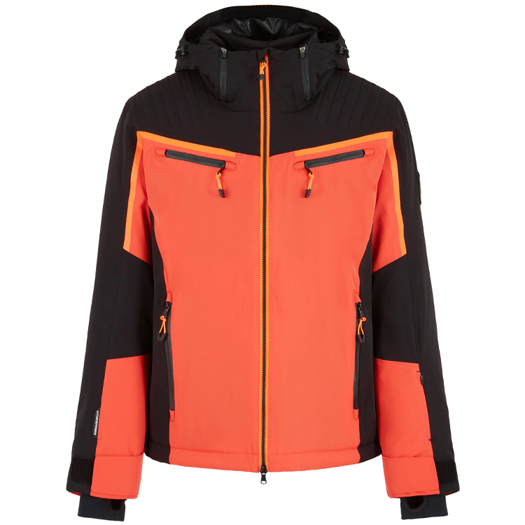 Geacă pt Barbati EA7 EMPORIO ARMANI TECHNICAL SKI JACKET IN PROTECTUM7 S Negru-oranj photo 3