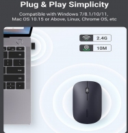Mouse fara fir UGREEN Slim Silent thumbnav 3