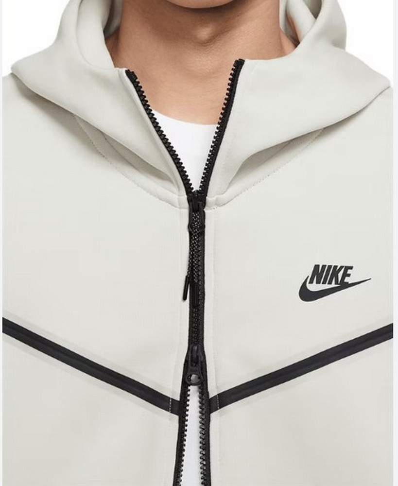 Hanorac pt bărbați Nike M NSW TCH FLC HOODIE FZ WR L Alb photo 2