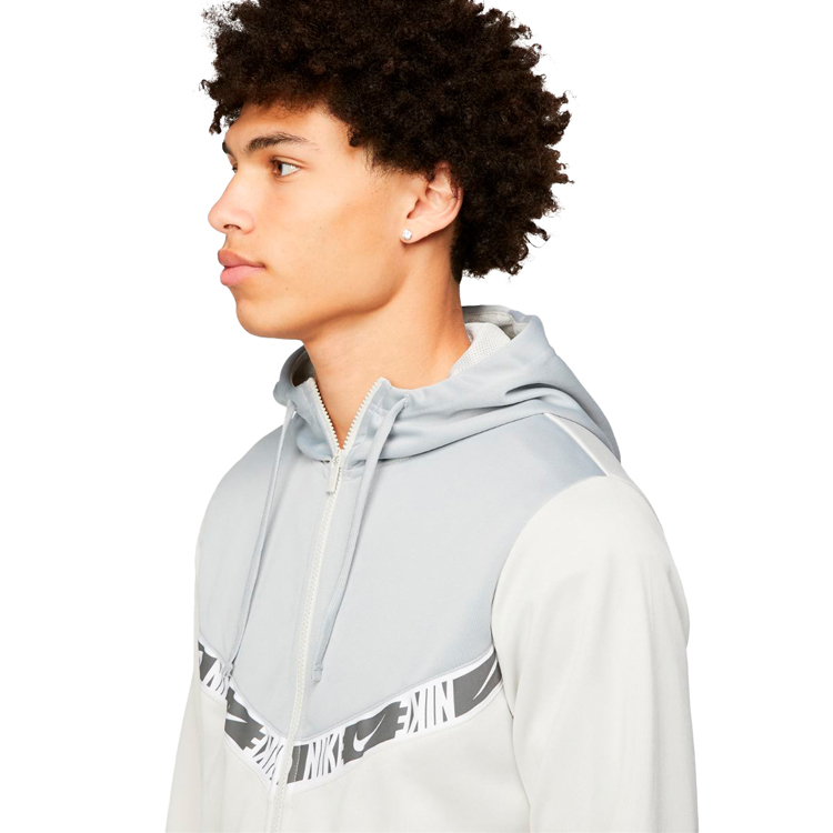 Hanorac pt bărbați Nike M NSW REPEAT PK FZ HOODIE XL Gri photo 2