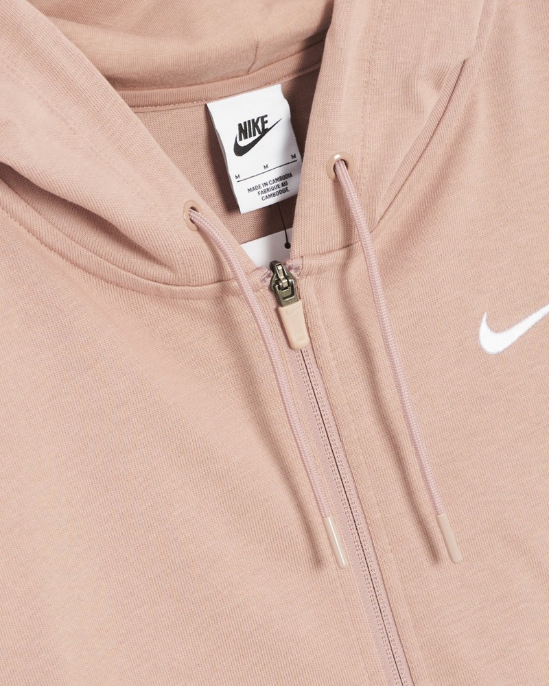 Hanorac Nike W NSW JRSY OS FZ HOODIE XS Portocaliu Femei photo 2