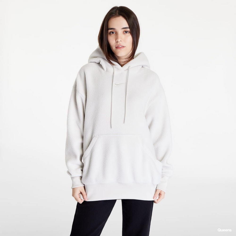 Hanorac Nike W NSW PLSH PO HOODIE M Gri Femei photo 2