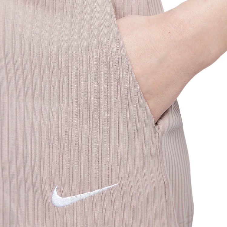 Sorti Nike W NSW RIB JRSY SHORT L Roz Femei photo 5