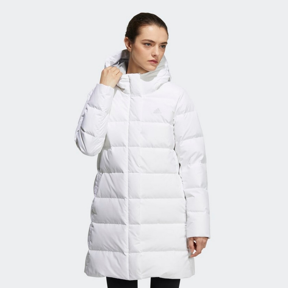 Куртка Adidas W MID DWN CO 32 Белый Женский photo 2