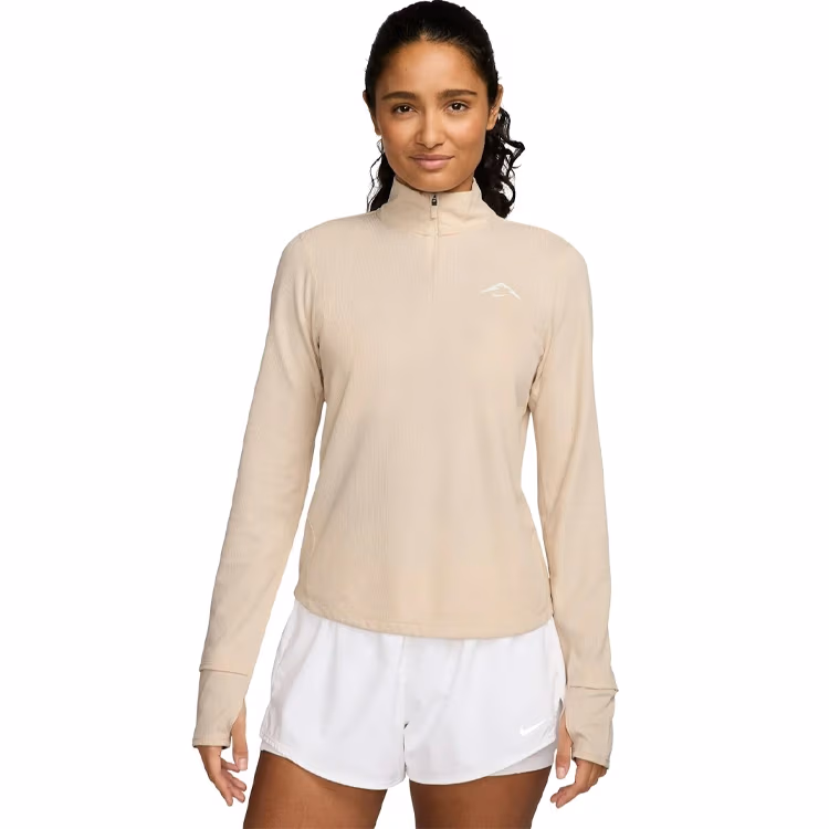 Толстовка Nike W NK TRAIL DF HZ MIDLAYER 