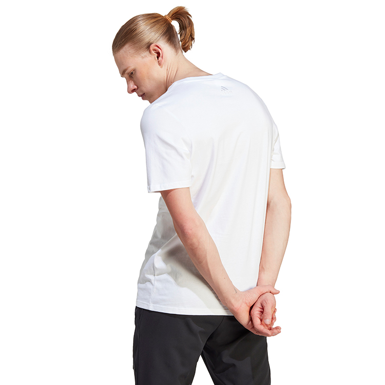 Футболка мужская Adidas M BL SJ T S Белый photo 2