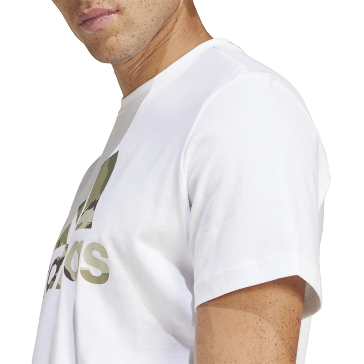 Tricou bărbătesc Adidas M CAMO G T 1 S Alb photo 4