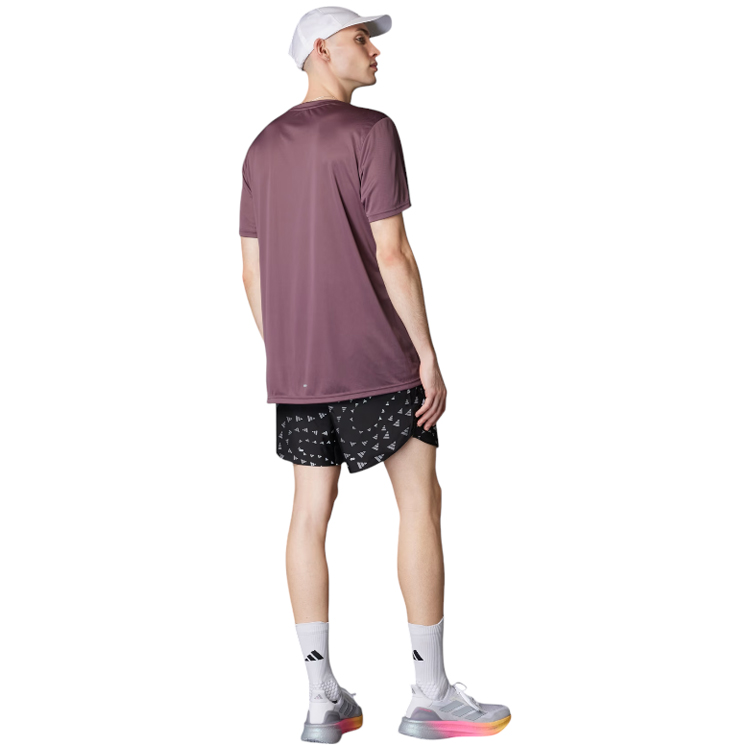 Футболка мужская Adidas RUN IT TEE S Сиреневый photo 5