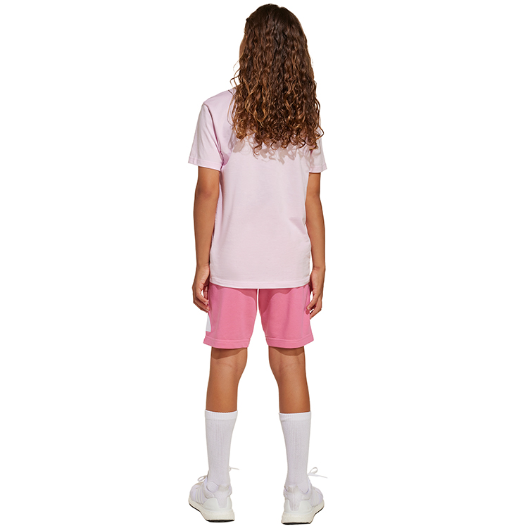 Costum tricou si sorti Adidas J BL T-SET / Femei / 128 / Roz photo 2