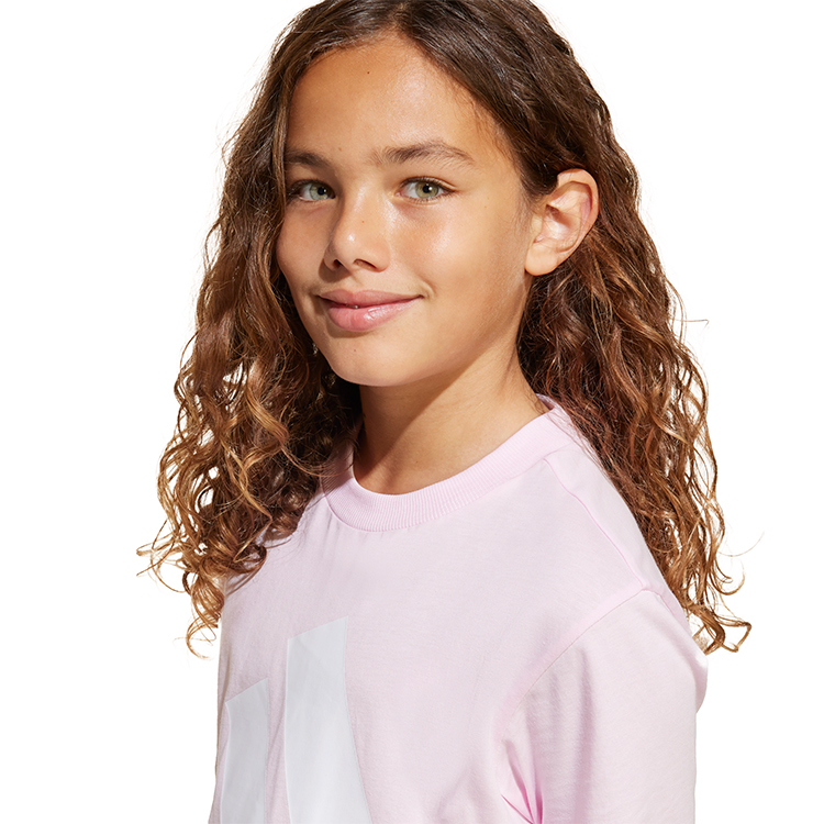 Costum tricou si sorti Adidas J BL T-SET / Femei / 128 / Roz photo 5