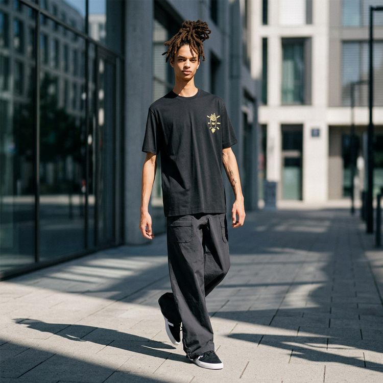 Tricou bărbătesc Adidas Q12 TS STREET B M Negru photo 7