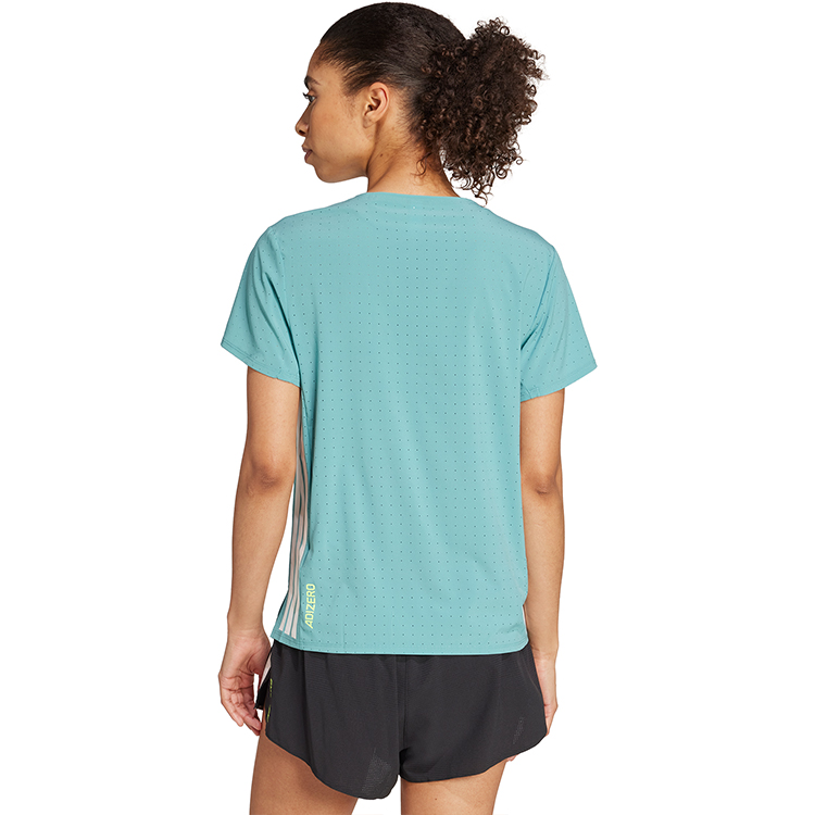 Футболка Adidas ADIZERO TEE W XS Бирюзовый Женский photo 4