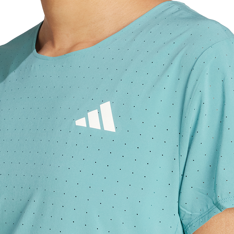Футболка Adidas ADIZERO TEE W XS Бирюзовый Женский photo 5
