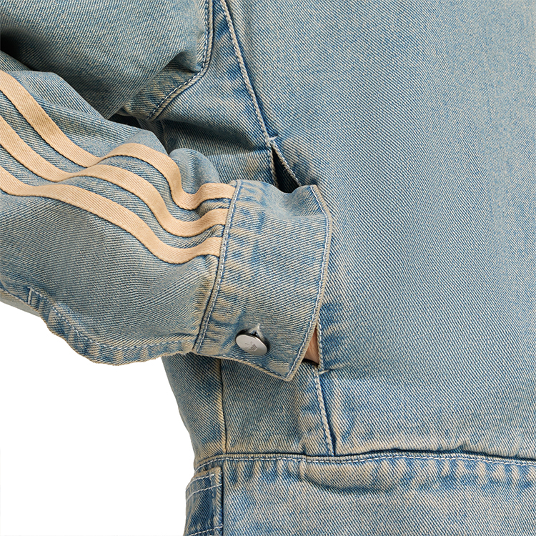 Jacheta Adidas P ESS DENIM JKT XS Albastru Femei photo 2