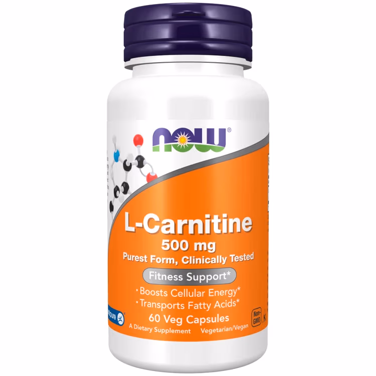 Карнитин Now Sports L-Carnitine, Veg Capsules 
