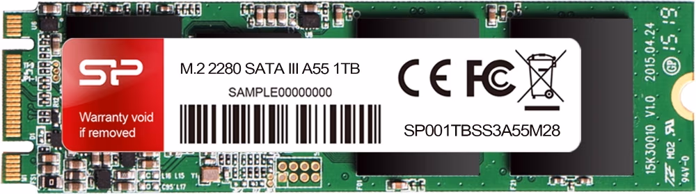 M.2 SATA SSD 512GB  Silicon Power Ace A55, Interface: SATA III 6Gb/s, M.2 Type 2280 form factor, Sequential Reads: 560 MB/s, Sequential Writes: 530 MB/s, MTBF 1.5mln, SLC Cash, BBM, SP Toolbox, SM2258XT, 3D NAND TLC