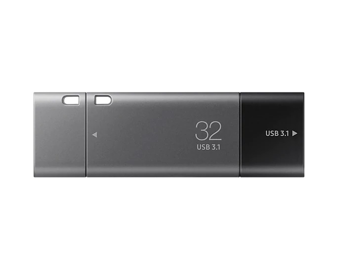 32GB USB3.1 Samsung DUO Plus, USB A + USB-C, Metal casing is shock / water / X-Ray resistant (Up to Read 200 MByte/s) photo 1