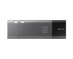 32GB USB3.1 Samsung DUO Plus, USB A + USB-C, Metal casing is shock / water / X-Ray resistant (Up to Read 200 MByte/s) thumbnav 1