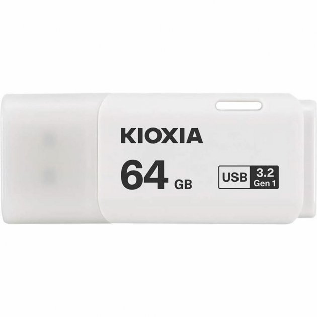 64GB USB3.2 Kioxia (Toshiba) TransMemory U301 White, Plastic, Small design (Read 70 MByte/s, Write 20 MByte/s) photo 1
