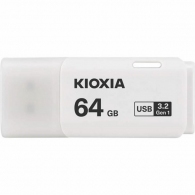 64GB USB3.2 Kioxia (Toshiba) TransMemory U301 White, Plastic, Small design (Read 70 MByte/s, Write 20 MByte/s) thumbnav 1