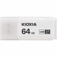 64GB USB3.2 Kioxia (Toshiba) TransMemory U301 White, Plastic, Small design (Read 70 MByte/s, Write 20 MByte/s)
