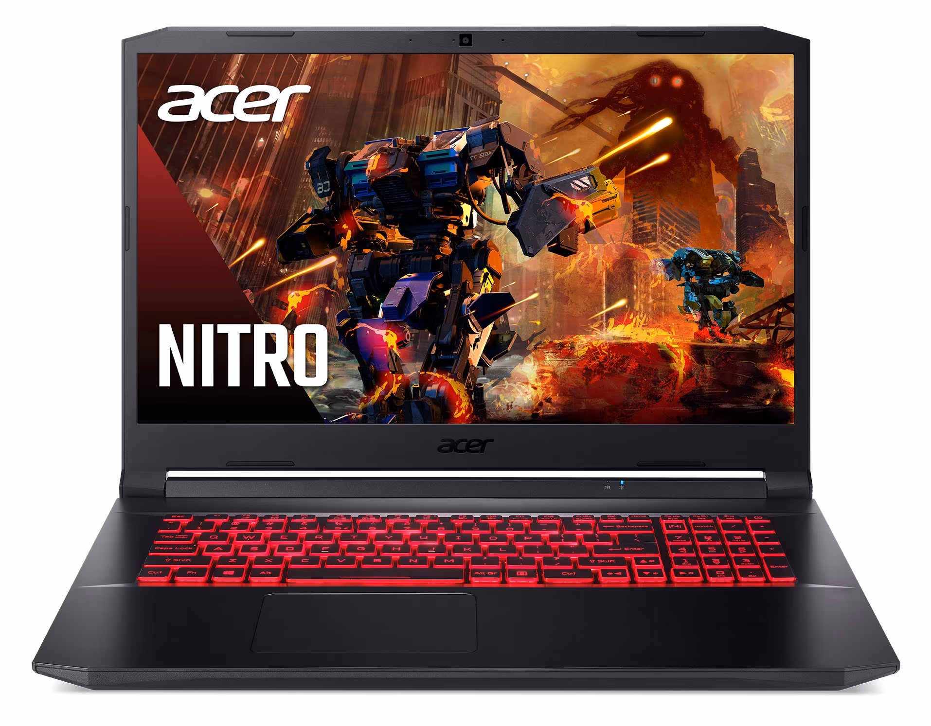 ACER Nitro AN517-54 Shale Black (NH.QF6EU.005) 17.3" FHD IPS 144Hz 72%NTSC (Intel Core i5-11400H 6xCore 2.2-4.5GHz, 8GB (1x8) DDR4 RAM, 512GB PCIe NVMe SSD+HDD Kit, GeForce RTX3050Ti 4GB GDDR6, WiFi6-AX/BT 5.1 Killer 1650i, 4cell, HD Webcam, RUS, Backlit, 