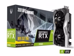 ZOTAC GeForce RTX 2060 Twin Fan 12G / 12GB GDDR6, 192bit, 1650/14000Mhz, Dual Fan / IceStorm 2.0, 1xHDMI, 3xDP, 2 Slot, Dual 90mm Fan Drive, 3x6mm Cooper Heatpipes, Wraparound Metal Backplate, Medium Pack