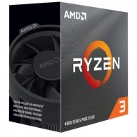 AMD Ryzen™ 3 4100, Socket AM4, 3.8-4.0GHz (4C/8T), 2MB L2 + 4MB L3 Cache, No Integrated GPU, 7nm 65W, Unlocked, Box (with Wraith Stealth Cooler)