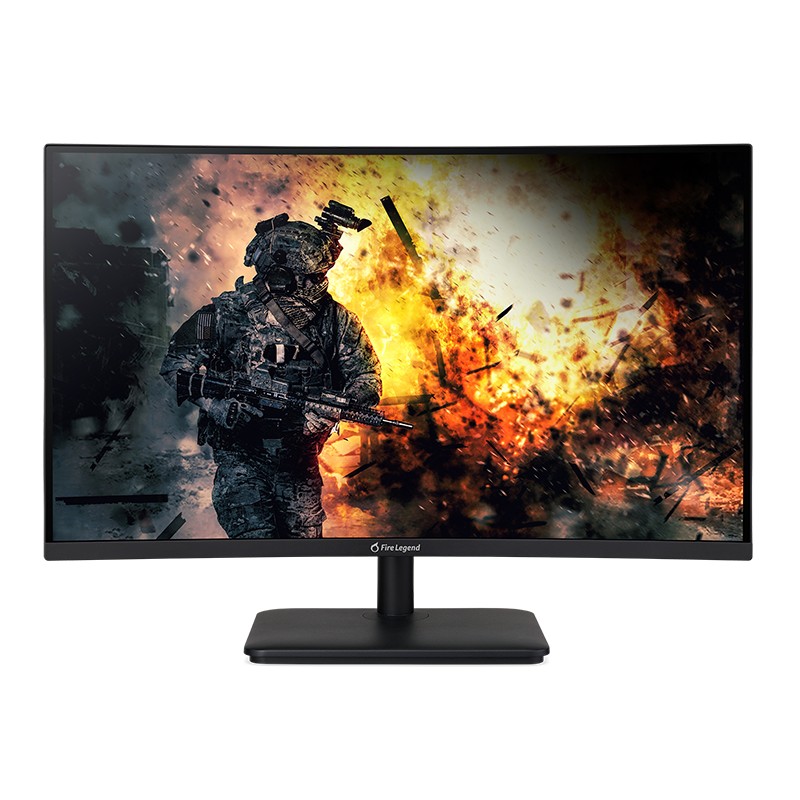 27.0" AOPEN (by ACER) VA LED 27HC5RP Curved Gaming Black (5ms, 4000:1, 250cd, 1920x1080, 178°/178°, 165Hz Refresh Rate, Curveture 1500R, 2xHDMI, DisplayPort, Audio Line-out, VESA) [UM.HW5EE.P01] photo 1
