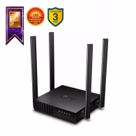 TP-LINK Archer C54 AC1200 Dual Band Wireless Router, Atheros, 867Mbps at 5Ghz + 300Mbps at 2.4Ghz, 802.11ac/a/b/g/n, 1 WAN + 4 LAN, Wireless On/Off and WPS button, 4 external antennas