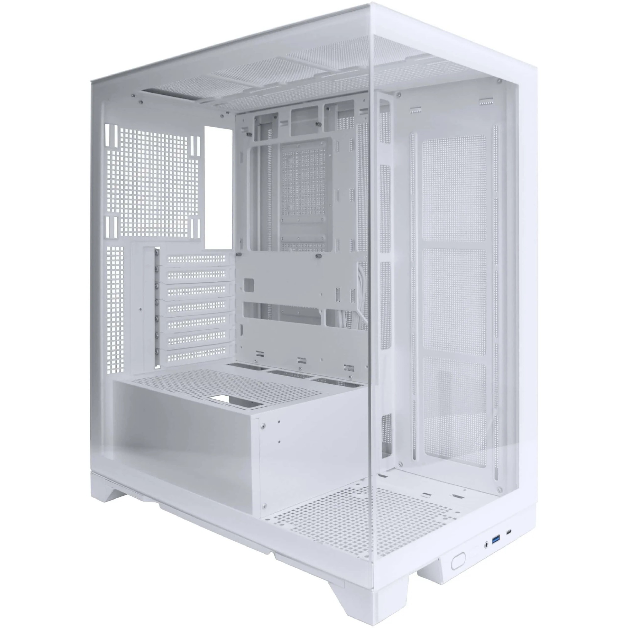 Корпус 1STPLAYER Mi8 / no PSU / Side-Window / 4x120mm / ATX / White photo 1 Корпус 1STPLAYER Mi8 / no PSU / Side-Window / 4x120mm / ATX / White photo 1