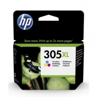 HP 305XL (3YM62AE) High Yield Black Ink for HP DeskJet 2710, HP DeskJet 2720 ,HP DeskJet 2721, HP DeskJet 2722, HP DeskJet 2723, HP DeskJet 2724, HP DeskJet Plus 4110,HP DeskJet Plus 4120, 240 p.