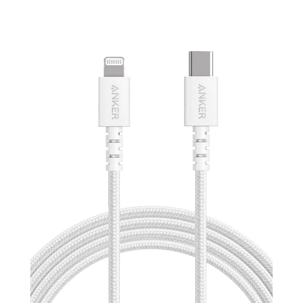 Кабель Type-C на Lightning Anker PowerLine Select+ / 1.8 m / white photo 1