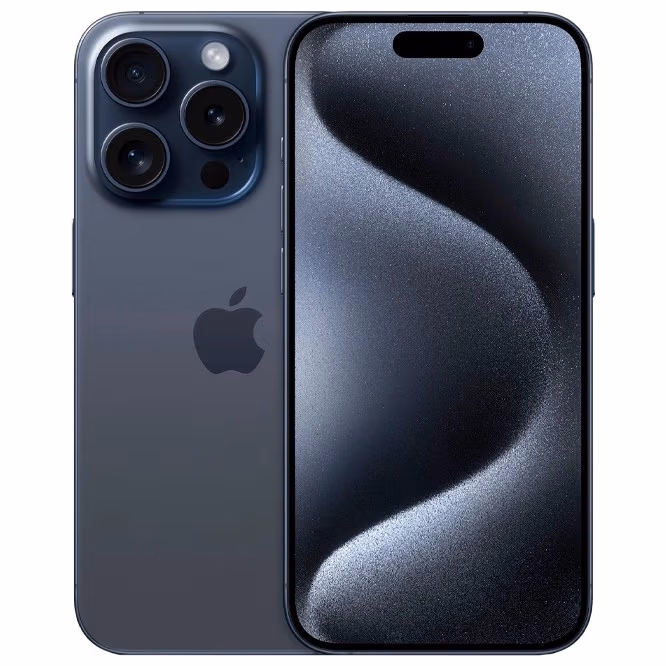 Smartphone Apple iPhone 15 Pro (A3102) / 8GB RAM / 256GB / Blue Titanium 
