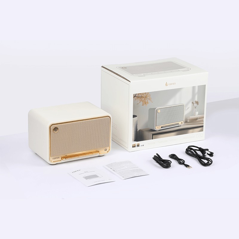 Настольная беспроводная колонка Edifier D32 White / 60W / Apple AirPlay2 / LDAC / 5200mAh photo 7