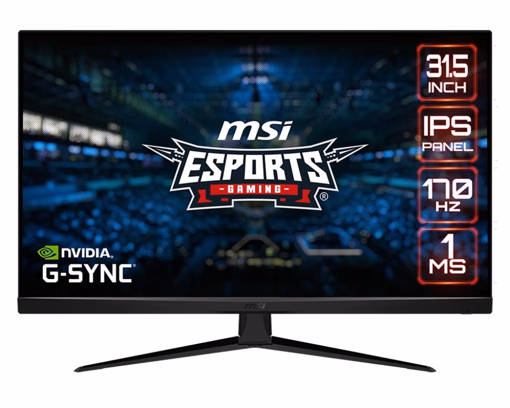 31.5” Игровой Монитор MSI G321Q/ 1ms/ 170Hz/ Black 