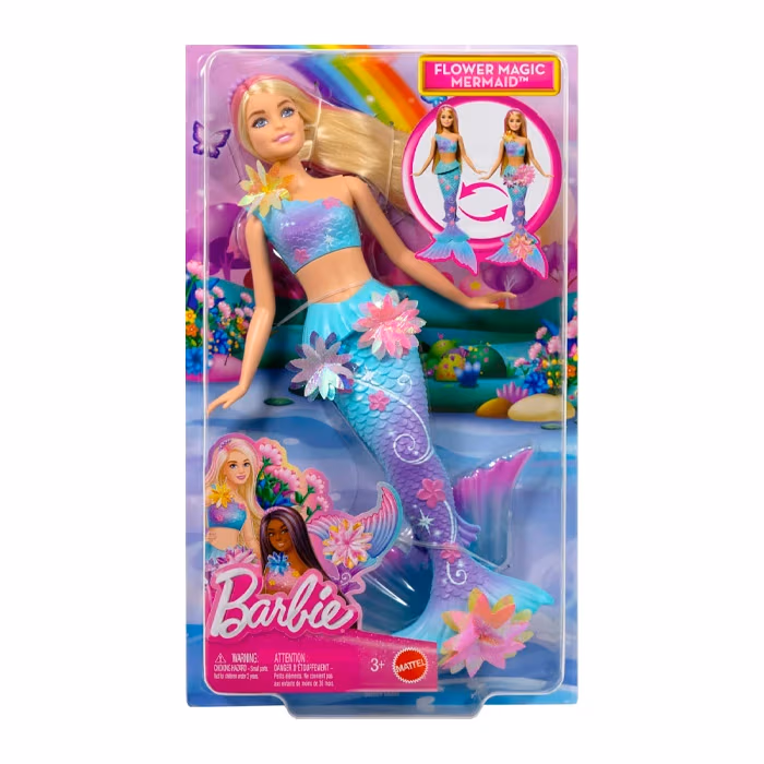 Кукла-русалка Barbie Flower Magic Mermaid JDM72 