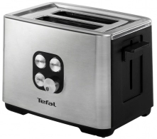 Тостер Tefal TT420D30, 2 тоста, 900 Вт, Серебристый